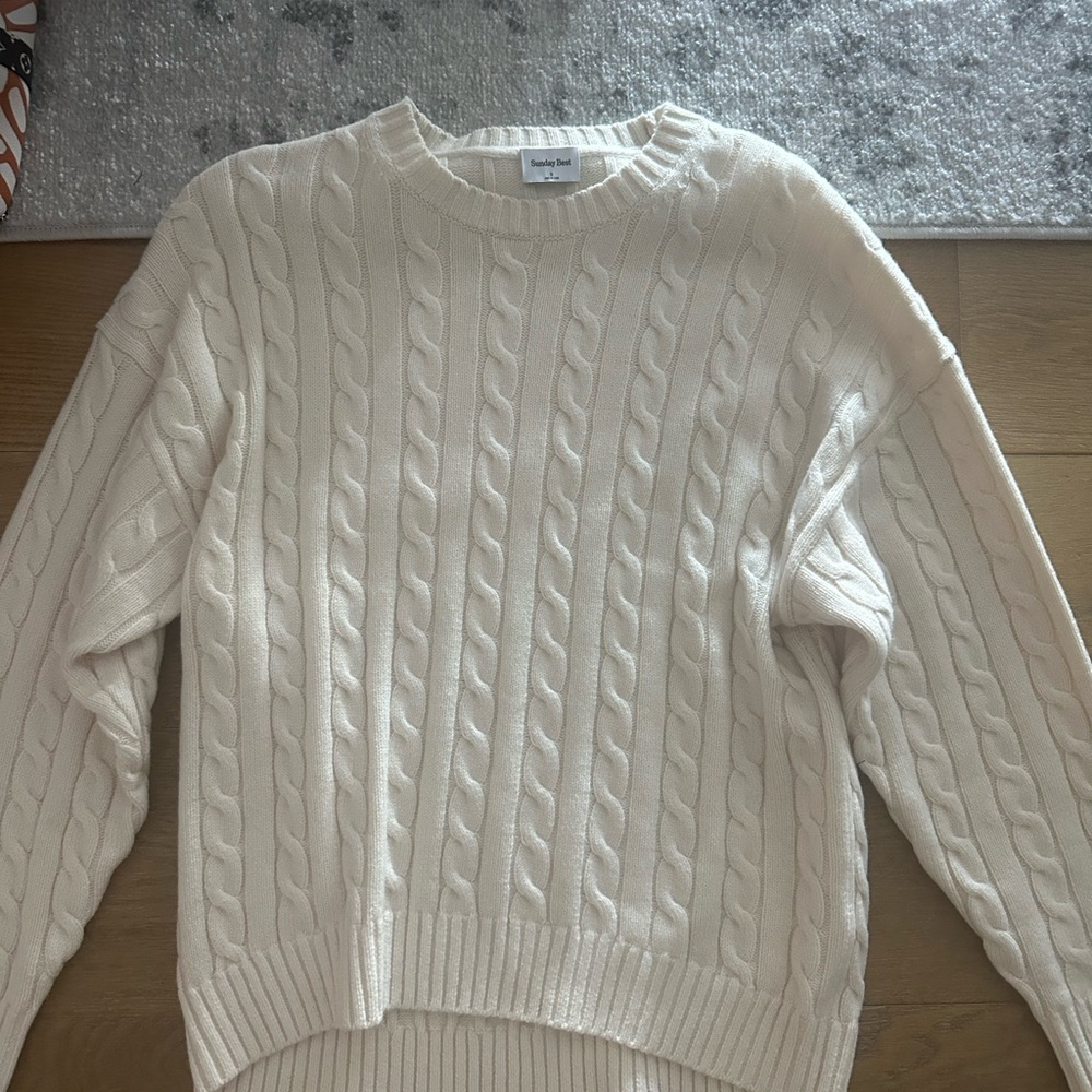 Sunday Best oversized cable knit sweater.  Never worn. Great condition.